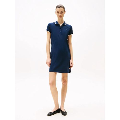 Robe Polo Courte À Col Liseré Sporty Feminine Reg Polo Dress/Dark Blue - Xxxl