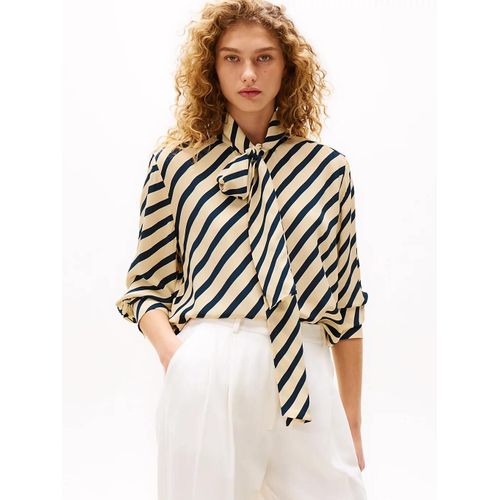 Chemise Marinière Fluide The Sofia Capsule Th X Srg Fluid Breton Shirt/Dark Night Navy Stripe - 46