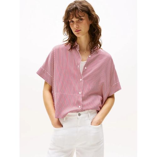 Chemise À Manches Courtes Et Drapeau Soft Viscose S/S Shirt/Classic Ithaca/ Red - 44