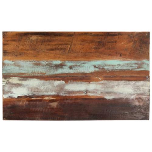 Vidaxl Dessus De Table Rectangulaire 60x100 Cm 25-27 Mm Bois Récupéré