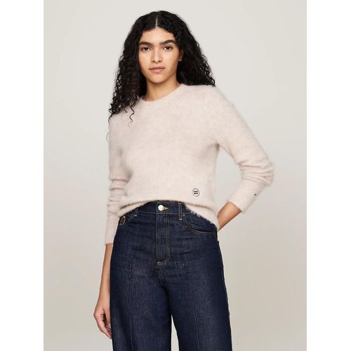 Pull En Alpaga Mélangé À Col Ras-Du-Cou Alpaca Rwb C-Nk Ls Sweater/Classic Beige Heather - Xxs