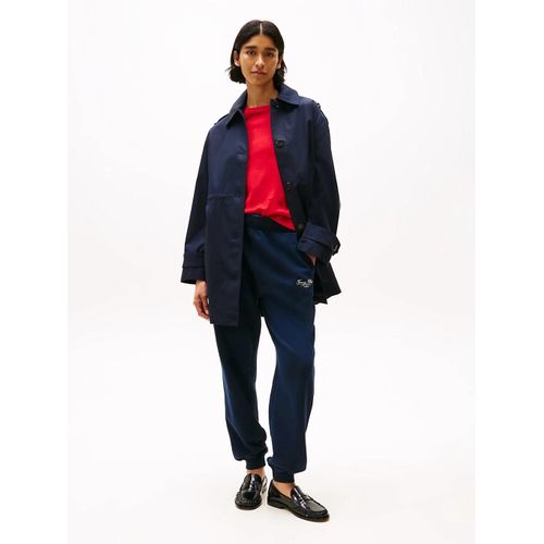 Parka À Capuche Et Pattes Aux Poignets Ess Cotton Hood Parka/Navy Blue - 42