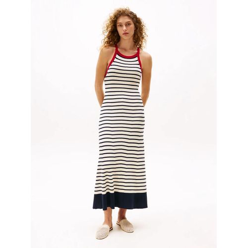 Robe Longue Marinière The Sofia Capsule Th X Srg Stripe Knit Dress/Dark Night Navy Stripe - Xs