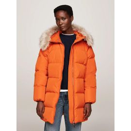 Manteau À Capuche En Duvet Et Fausse Fourrure Mw Down Reg Coat With Fur/Autumn Orange - M