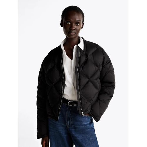 Bomber Décontracté Matelassé De Duvet Casual Quilted Down Bomber/Black - Xs