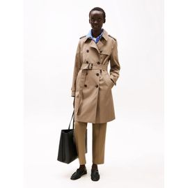 Trench-Coat Ajusté Déperlant Cotton Db Slim Fit Trench/Tundra Brown - 44