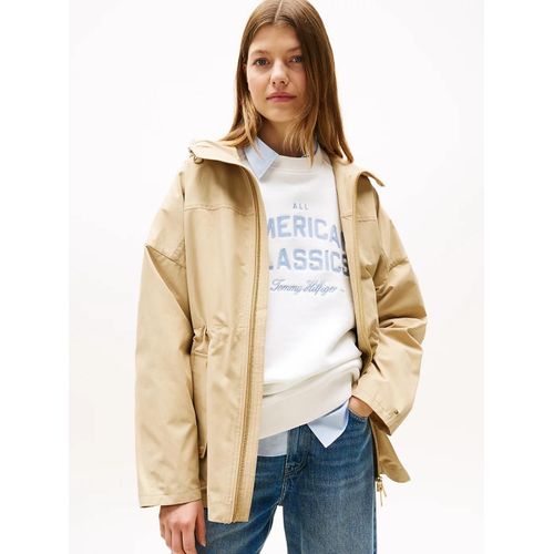 Parka Déperlante À Capuche Cotton Nylon Reg Parka/Country Ivory - L