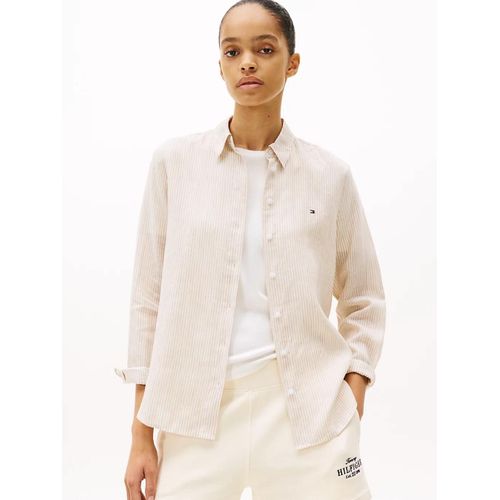 Chemise En Lin Coupe Standard Ess Linen Relaxed Shirt/Classic Ithaca/ Sandalwood - 38