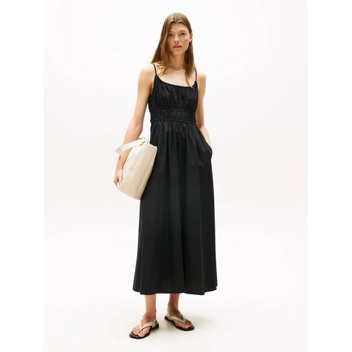 Robe Longue À Décolleté Et Corsage Smockés Smock Co Strap Long Dress/Black - 46