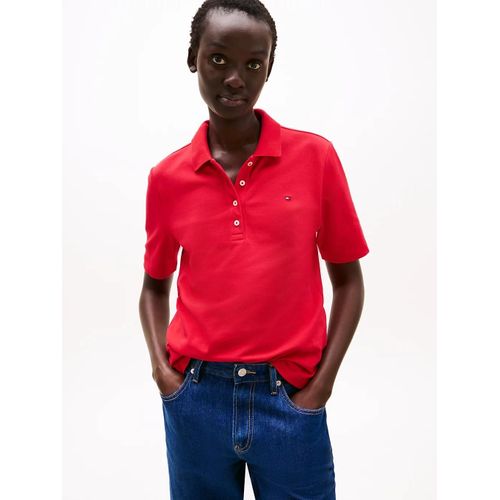 Polo Collection 1985 En Coton Piqué 1985 Reg Pique Polo Ss/Red - Xs