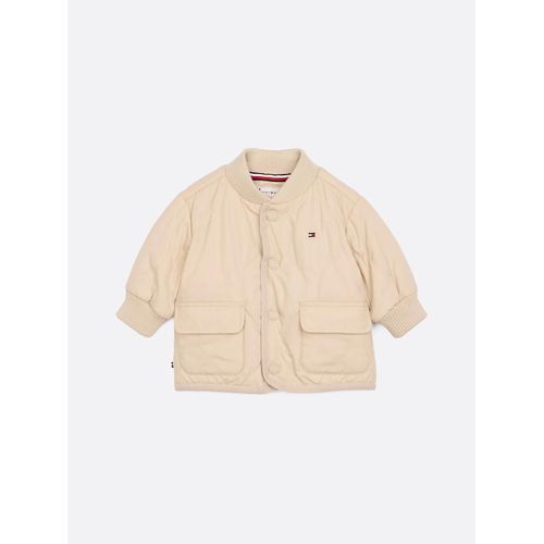 Veste Matelassée À Col Baseball Quilted Jacket/Light Brown - 74