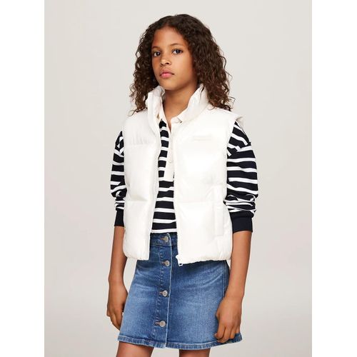 Doudoune Sans Manches Décontractée Brillante New York Glossy Puffer Vest/Off White - 3