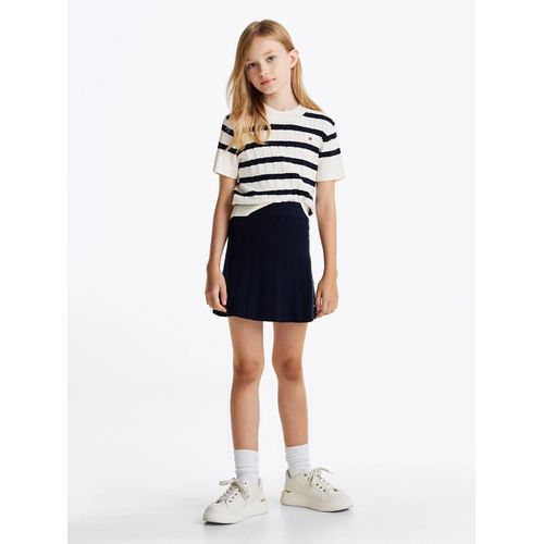 Jupe En Mini Maille Torsadée Mini Cable Skirt/Dark Blue - 98 Cm