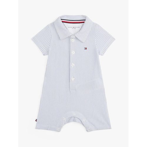 Combishort À Rayures Ithaca Ithica Stripe Shortall/Sky Blue - 74 Cm