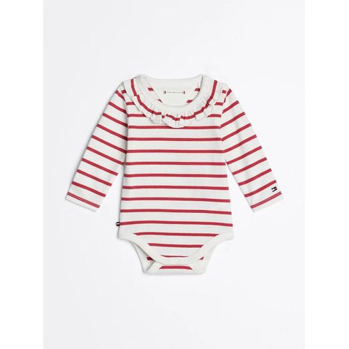 Body À Manches Longues Et Motif Marinière Nautical Stripe Girl Body Ls/Heritage Pink - 92 Cm