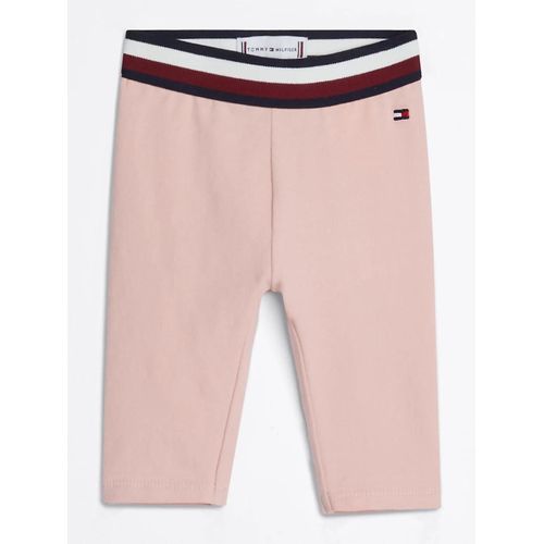 Legging Long À Drapeau Hilfiger Flag Leggings/Soft Rose - 86 Cm
