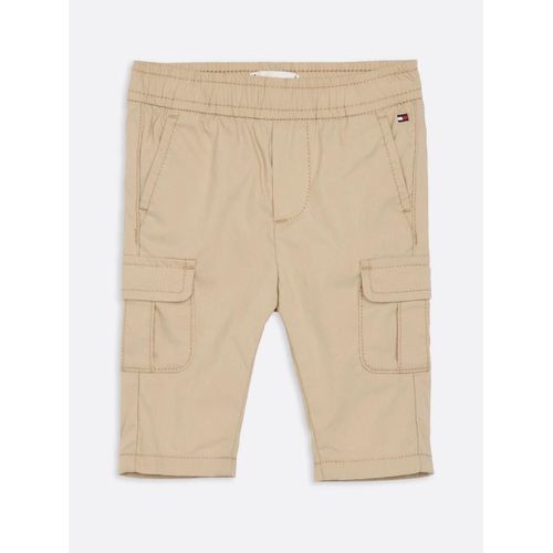 Pantalon Cargo À Drapeau Brodé Cargo Pants/Light Brown - 62 Cm