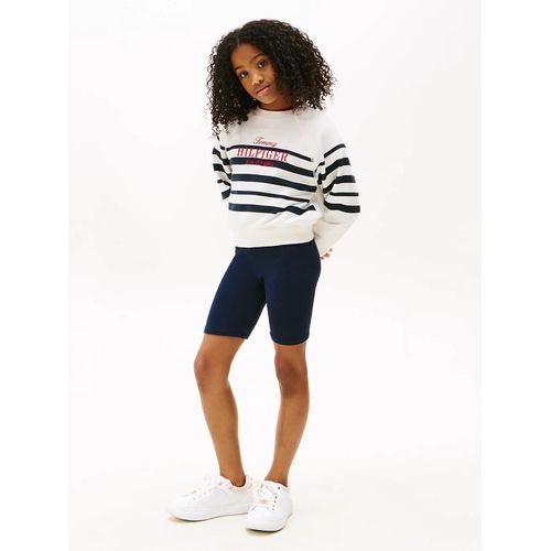 Short Cycliste Skinny Essential Logo Cycling Short/Dark Blue - 140 Cm