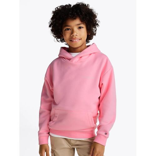 Sweat À Capuche À Logo Et Bande Emblématique U Mini Corp Logo Hoodie/Pink - 92 Cm