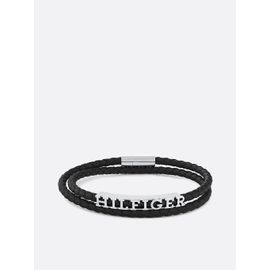 Bracelet En Cuir Tressé Noir Bryan Bracelet/Black