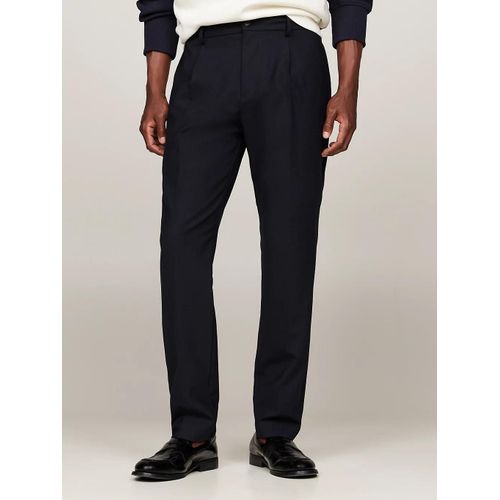 Pantalon Fuselé Smart Casual En Laine Dc Harlem Trs 1plt Travel Pant/Navy Blue - 52