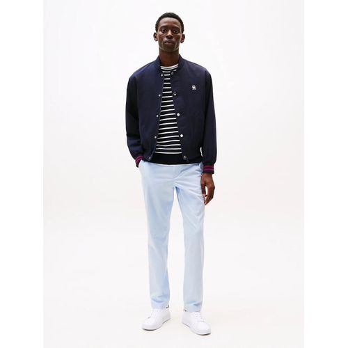Chino Droit Denton En Satin Denton Chino Satin/Sky Blue - 36-34