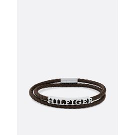 Bracelet Tressé En Cuir Marron Bryan Bracelet/Brown