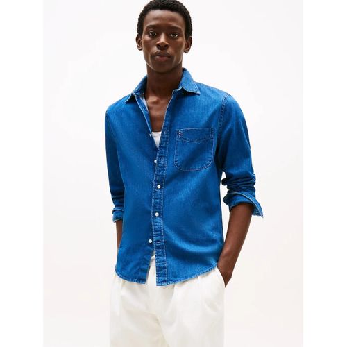 Chemise Coupe Standard En Denim Denim Rf Shirt/Dark Blue - M