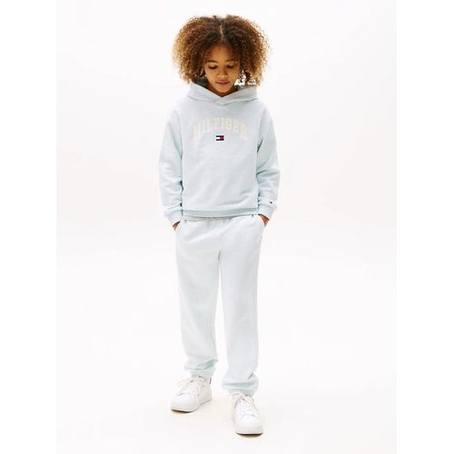 Pantalon De Jogging À Drapeau Brodé U Timeless Sweatpants/Breezy Blue Heather - 128 Cm