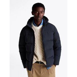 Doudoune En Duvet À Capuche Down Hooded Puffer Jacket/Navy Blue - Xxl