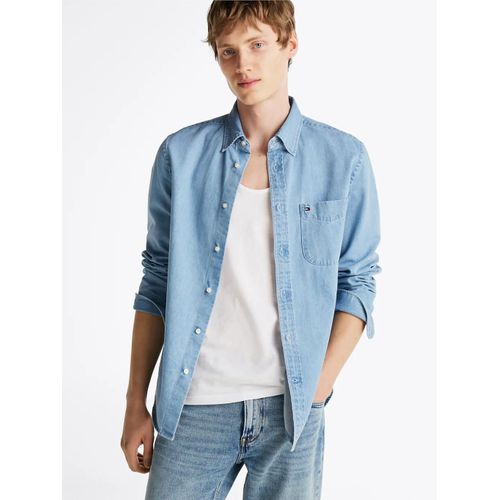 Chemise Coupe Standard En Denim Denim Rf Shirt/Blue - M