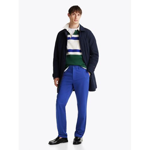 Chino Droit Denton En Satin Denton Chino Satin/Monochrome Blue - 32-36