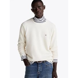 Pull En Maille Alvéolée À Col Ras-Du-Cou Essential Structure Crew Neck/Beige - S