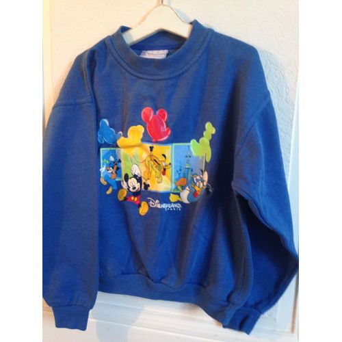 Sweat Disney Garçon Provenant Du Parc Disneyland Paris Taille 6/8 Ans