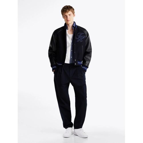 Chino Fuselé Greenwich À Pinces Greenwich 2 Plt Tech/Navy Blue - 34-32