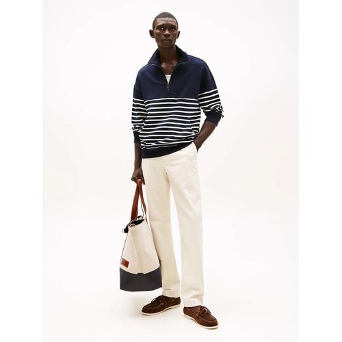 Chino Droit Denton En Satin Denton Chino Satin/Newsprint Beige - 38-32