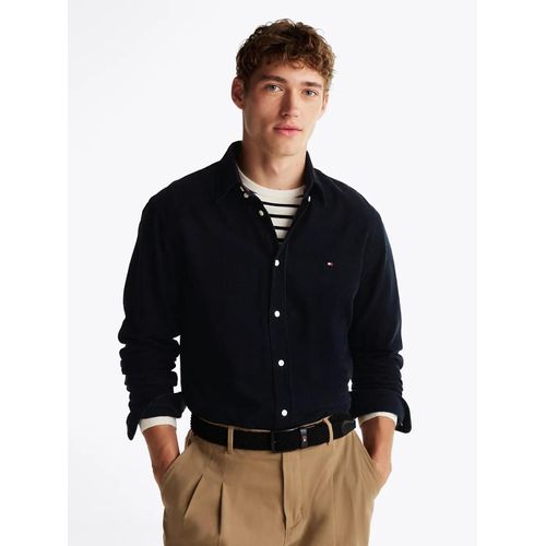 Chemise Coupe Standard En Velours Côtelé Solid Corduroy Rf Shirt/Navy Blue - Xs