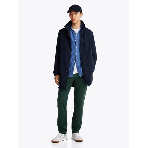 Chino Droit Denton En Satin Denton Chino Satin/Riverbed Green - 36-32
