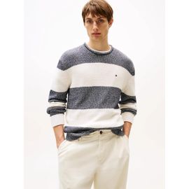 Pull À Col Ras-Du-Cou Replié Two Tone Rollino Crew Neck/Desert Sky / Ivory Petal - M