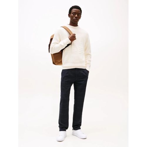 Chino Fuselé Denton Motif Prince De Galles Denton 1 Plt Pow Check/Navy Blue - 30-32