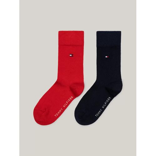 Lot De 2 Paires De Chaussettes Classiques Pour Enfant Th Children Sock Th B/tommy Original 23