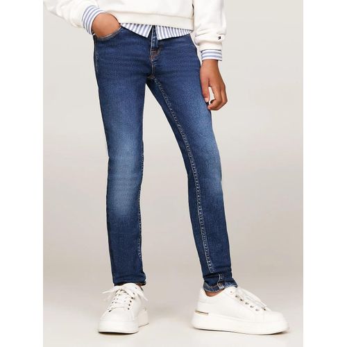 Jean Skinny Mid-Wash Délavé Nora Mid Blue Wash/Authenticstretch - 80 Cm