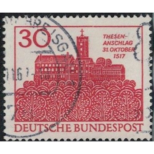 Allemagne 1967 Oblitéré Used Château De Wartbourg À Eisenach Y&t De 409 Su