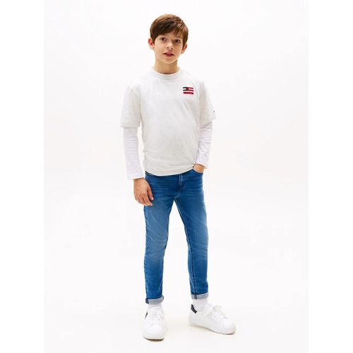 Jean Slim Scanton Scanton Y Slim Fit Dkblue Jeans/Denim Rinse 01 - 140 Cm