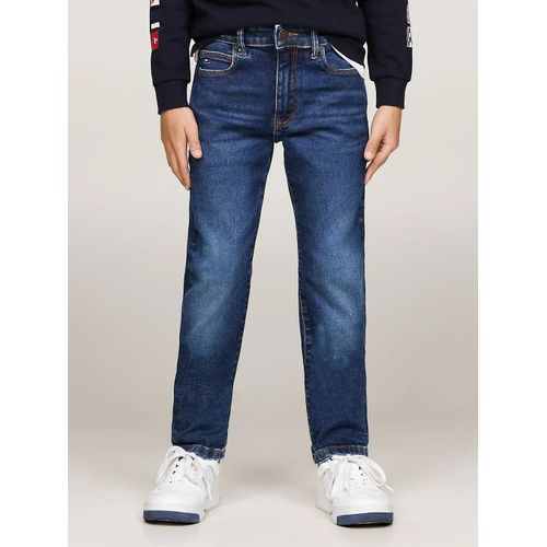 Jean Droit Délavé Mid-Wash Modern Straight Mid Blue Wash/Authenticstretch - 80 Cm