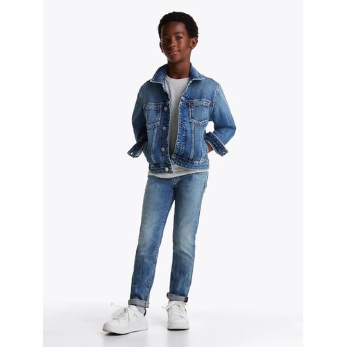 Jean Droit Vintage Délavé Modern Straight Vintage/Light Blue - 98 Cm