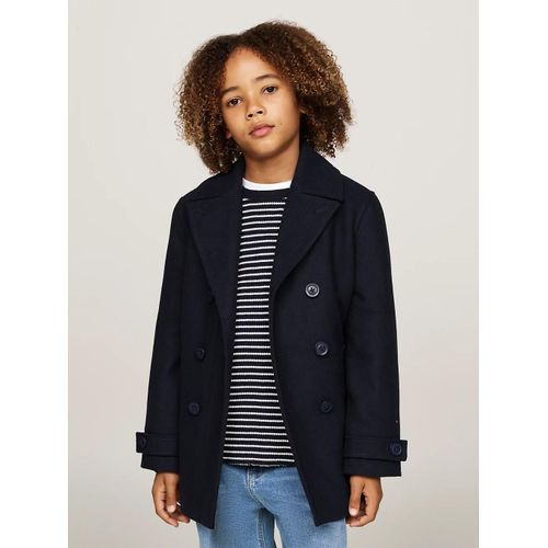 Caban Rembourré En Laine Mélangée Léger Light Padded Peacoat/Navy Blue - 5