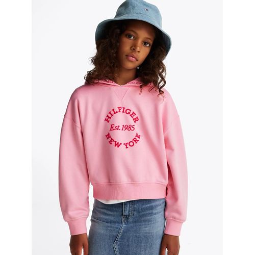 Sweat À Capuche Décontracté À Logo Hilfiger New York Hoodie/Pink - 80 Cm