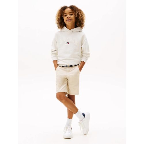 Short Tissé À Ceinture Woven Belted Short/Classic Beige - 164 Cm