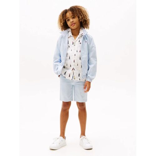 Short Tissé À Ceinture Woven Belted Short/Sky Blue - 86 Cm